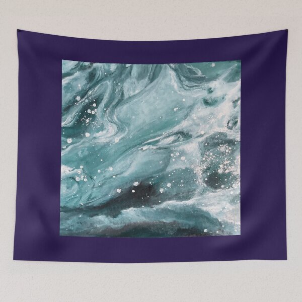 Item preview, Whispering Waves: A Serene Ocean Landscape Art designed and sold by qwerdyyy26.