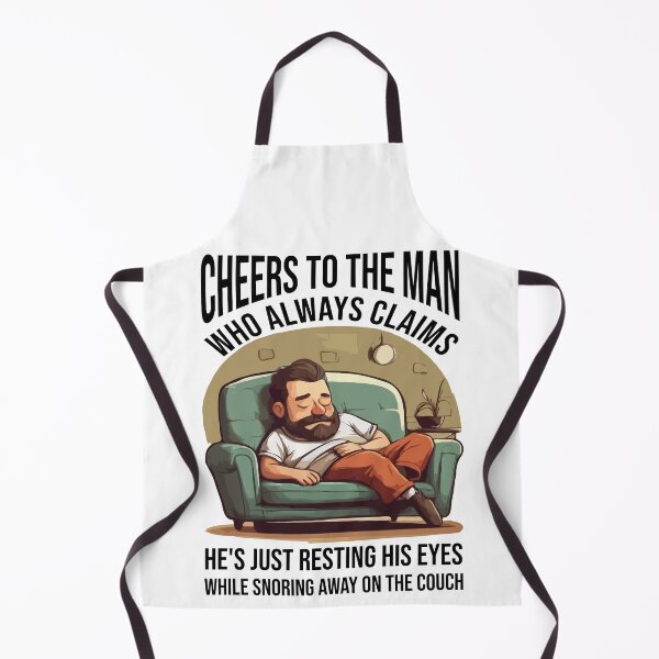 Item preview, Cheers to the man who always claims he's 'just resting his eyes' while snoring away on the couch designed and sold by Peculiarts.