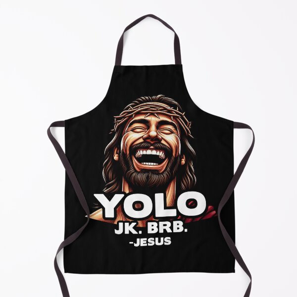 Item preview, YOLO JK BRB Jesus designed and sold by plushism.