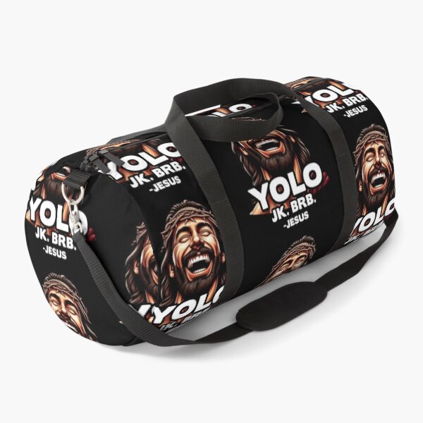 Item preview, YOLO JK BRB Jesus designed and sold by plushism.