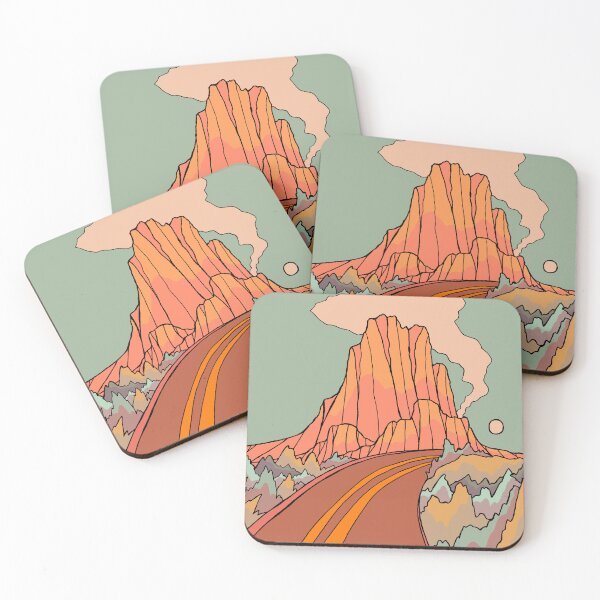 Item preview, Road past the mountain  designed and sold by Swadeillustrations.