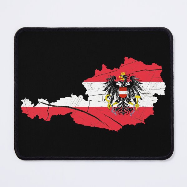 Item preview, Austria Flag Map Wood Effect designed and sold by Blok45.