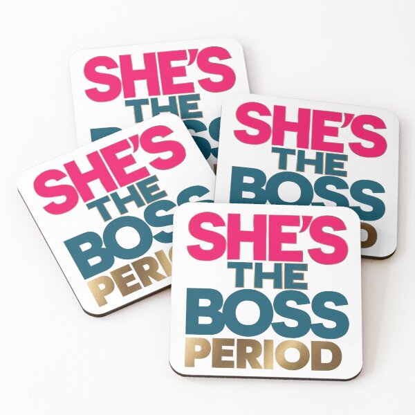 Item preview, She is the Boss, Period.  designed and sold by KereetsaOne.