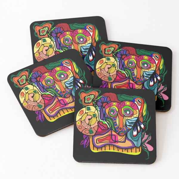 Item preview, Abstact Face Tribal Art Of Avatar In A Thousand Dreams designed and sold by DJava-ArtO.