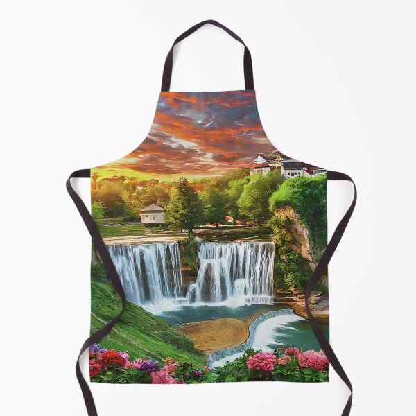 Item preview, Jajce Waterfall: Serenity Revealed, Captivating Beauty designed and sold by TrendSh0p.