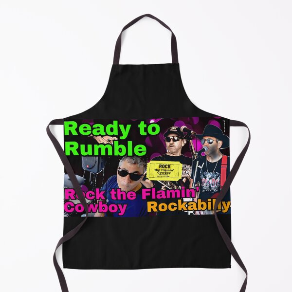 Item preview, ROCK the Flamin Cowboy Ready to Rumble designed and sold by Inesetrovic.