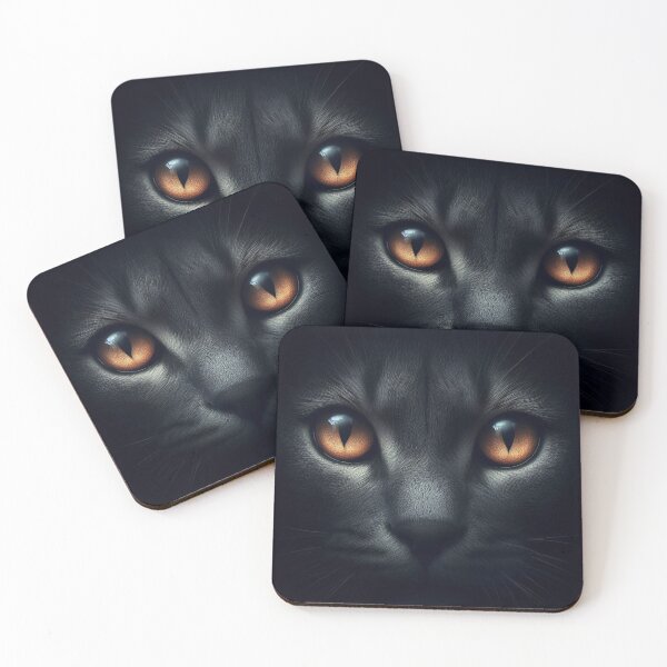 Item preview, Black Cat Eyes designed and sold by PrintspireArts.