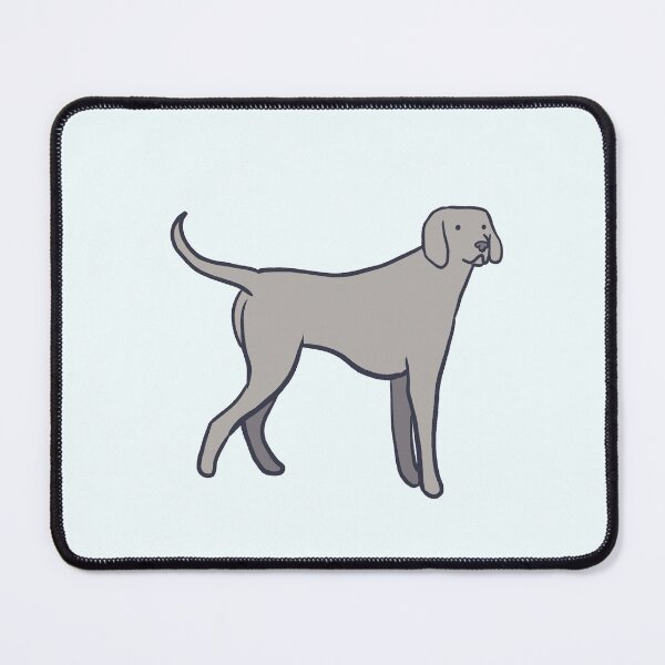 Item preview, Weimaraner dog illustration designed and sold by Mayarart.