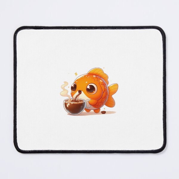 Item preview, Gold fish with coffee 2.0 designed and sold by totalyboy.