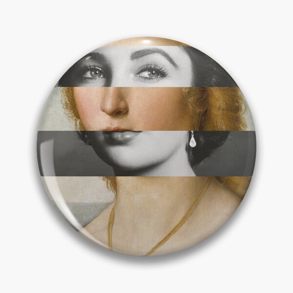 Item preview, EYES LIKE RUBIN - Pop Retro Collage, Mashup, Pop Art Photographic Print designed and sold by OnlyPopArt.