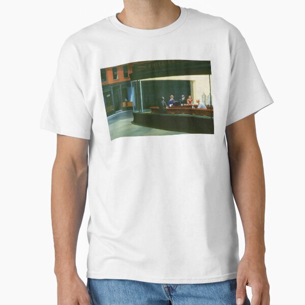 Vista previa del artículo con la obra «Edward Hopper Nighthawks con Jessica Fletcher», diseñado y vendido por OnlyPopArt.
