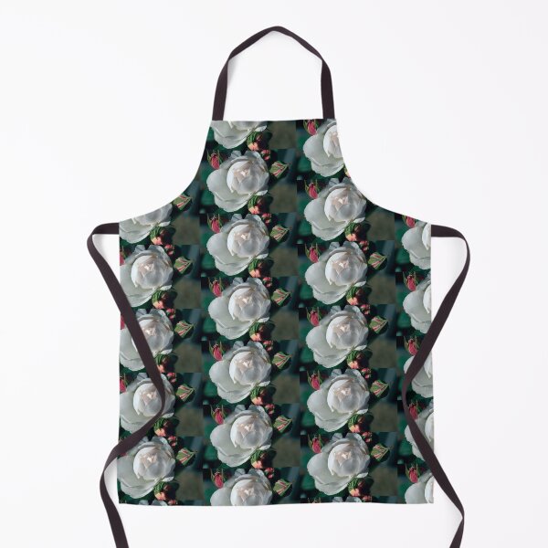Item preview, white rose and buds designed and sold by Pauline Whitburn.