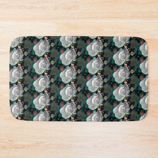 Item preview, white rose and buds designed and sold by Pauline  Whitburn.