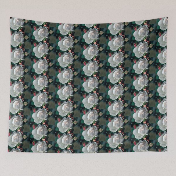 Item preview, white rose and buds designed and sold by Pauline  Whitburn.