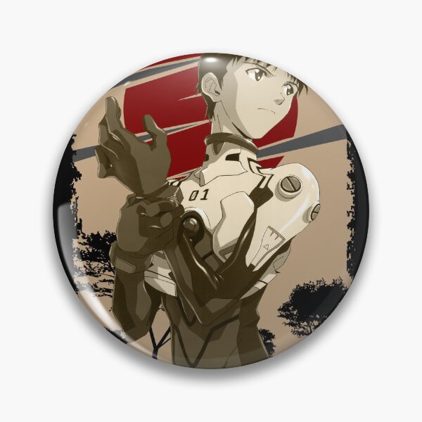 Item preview, Shinji Ikari Evangelion Retro Landscape Design designed and sold by Wafusaurus.