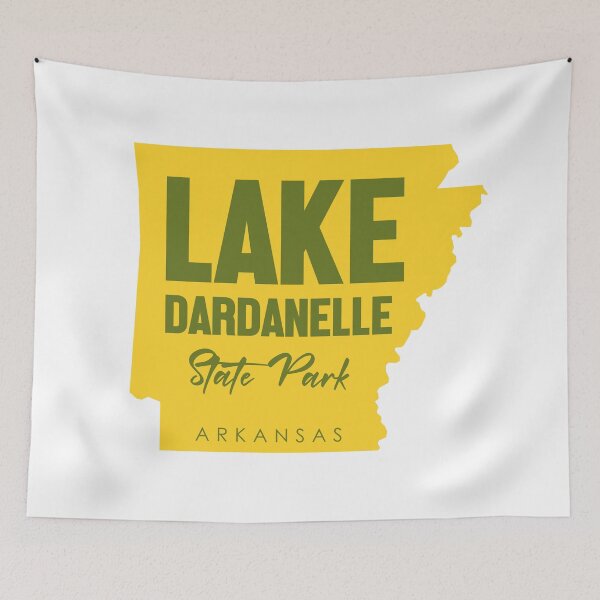 Item preview, Lake Dardanelle State Park Arkansas Map designed and sold by bivenart.