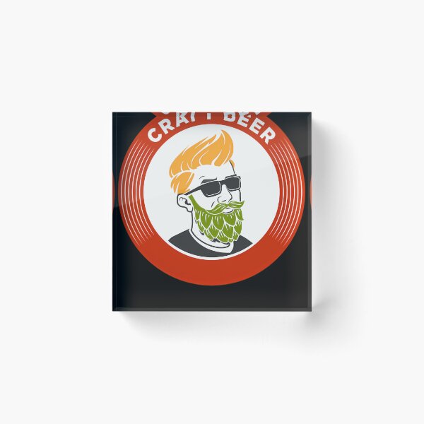Item preview, Beer Real Ale Hipster Beard designed and sold by KobeKunze.