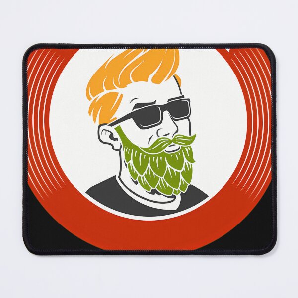 Item preview, Beer Real Ale Hipster Beard designed and sold by KobeKunze.