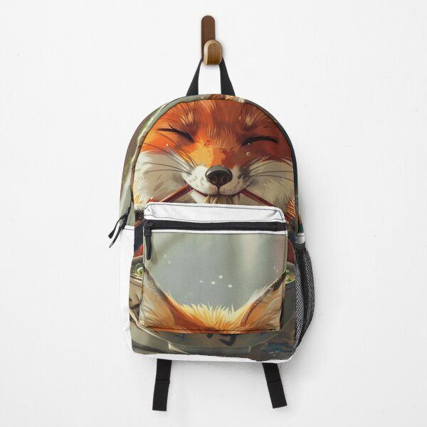Item preview, Cute fox eating ramen design designed and sold by FlawlessDraft.