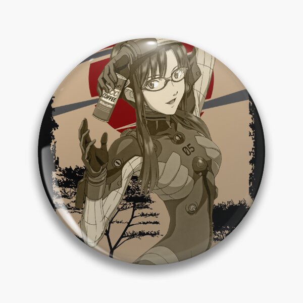 Item preview, Mari Illustrious Makinami Evangelion Retro Landscape Design designed and sold by Wafusaurus.