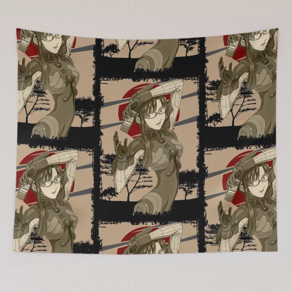 Item preview, Mari Illustrious Makinami Evangelion Retro Landscape Design designed and sold by Wafusaurus.