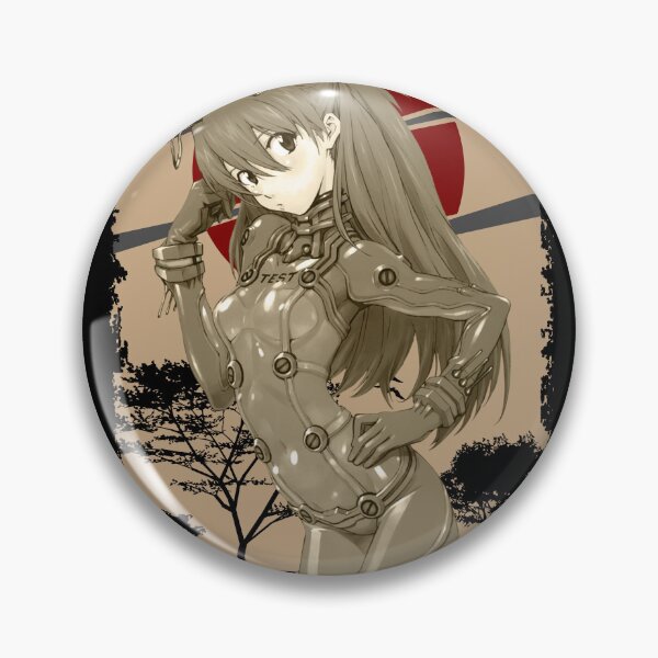 Item preview, Asuka Langley Soryu Evangelion Retro Landscape Design designed and sold by Wafusaurus.