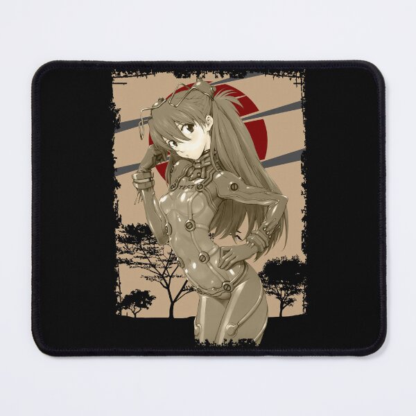 Item preview, Asuka Langley Soryu Evangelion Retro Landscape Design designed and sold by Wafusaurus.