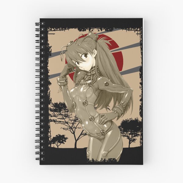 Item preview, Asuka Langley Soryu Evangelion Retro Landscape Design designed and sold by Wafusaurus.