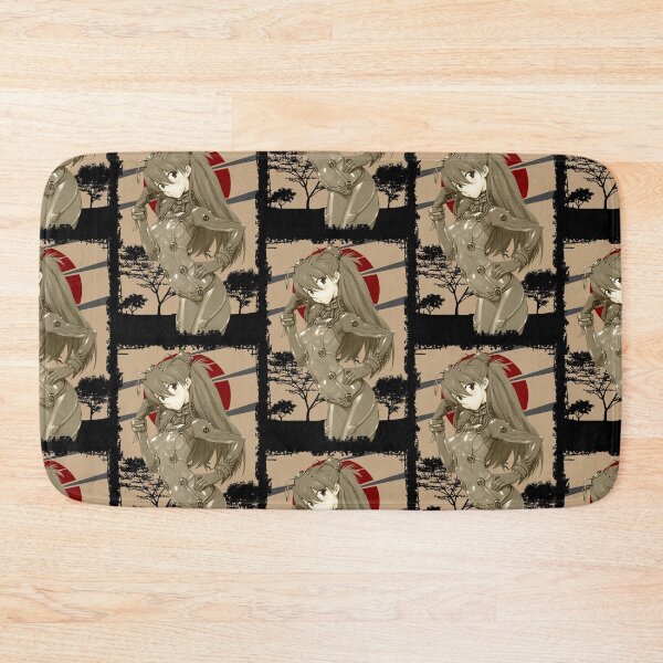 Item preview, Asuka Langley Soryu Evangelion Retro Landscape Design designed and sold by Wafusaurus.