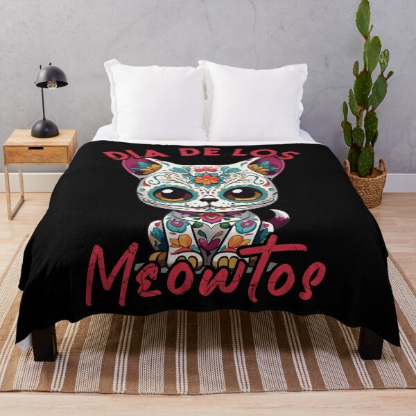 Item preview, Funny cat saying Mexican sugar skull designed and sold by LuminOrb.