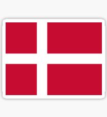 Official Flag of Denmark Sticker