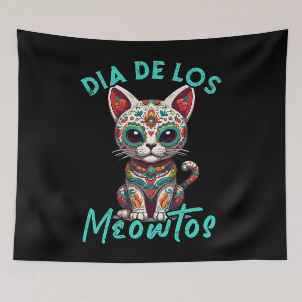 Item preview, Funny Cat Saying Iconic Sugar Skull designed and sold by LuminOrb.