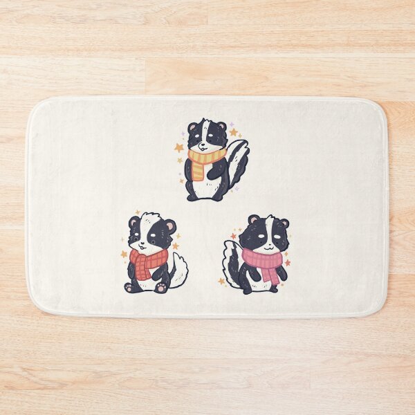 Item preview, Skunk wearing scarf pack designed and sold by Mayarart.