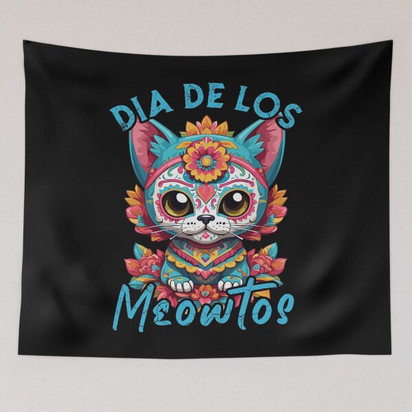 Item preview, Funny Cat Saying Iconic Sugar Skull designed and sold by LuminOrb.