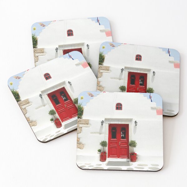 Item preview, Mykonos whitewashed street scenes designed and sold by jaynerushton.