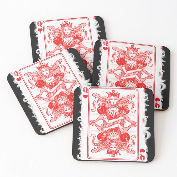 Artikelvorschau, Pokerkarte „Herzkönigin“. entworfen und verkauft von ThaddeuMaugh.