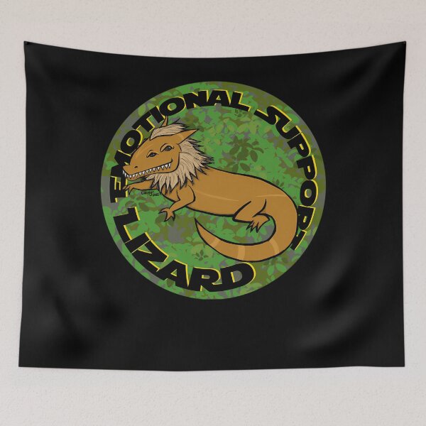 Item preview, Emotional Support Lizard designed and sold by Davidcasio.