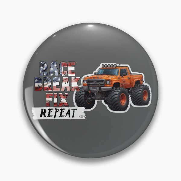 Item preview, RACE BREAK FIX REPEAT - Sweetlake RC - Monstertruck designed and sold by DRUQ2.