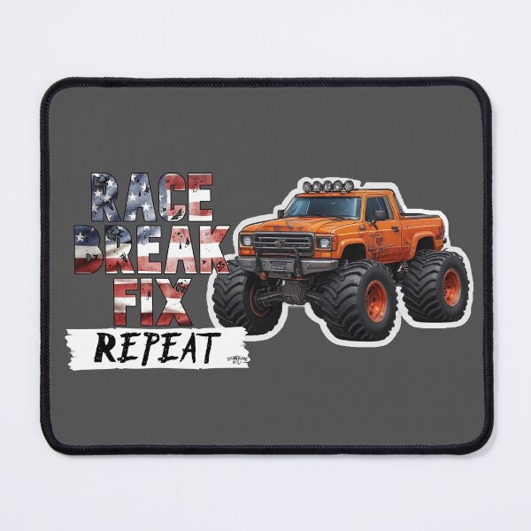 Item preview, RACE BREAK FIX REPEAT - Sweetlake RC - Monstertruck designed and sold by DRUQ2.