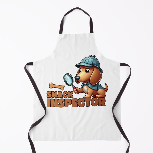 Item preview, Snack Inspector - Dachshund Edition designed and sold by hijackhippo.