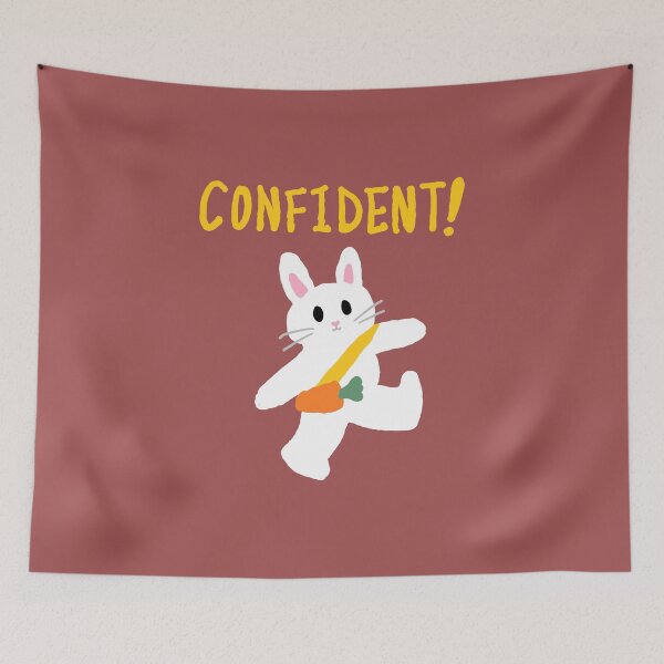 Item preview, confident rabbit designed and sold by zzzozzo.