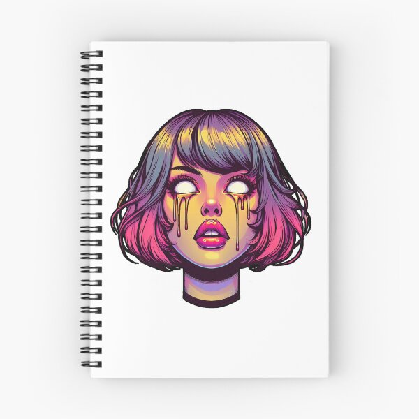 Item preview, Psychedelic Crying Girl Face #1 designed and sold by TheRumblingNerd.