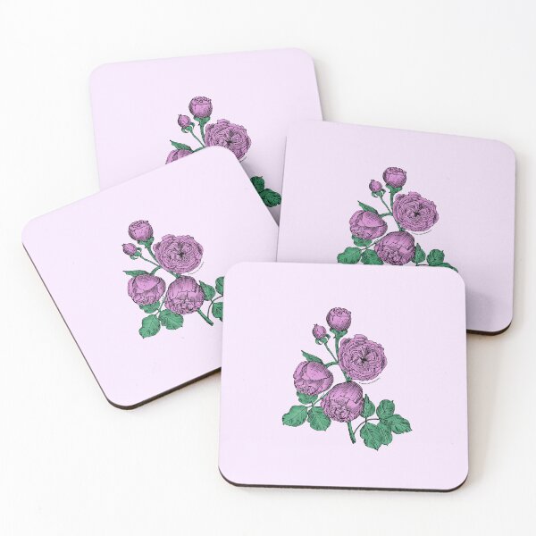 Item preview, Purple Pompon Rose Bloom Very Full 40+ Petals In 3+ Rows designed and sold by zenithcreative.