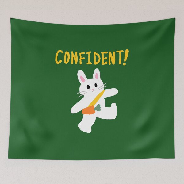 Item preview, confident rabbit designed and sold by zzzozzo.