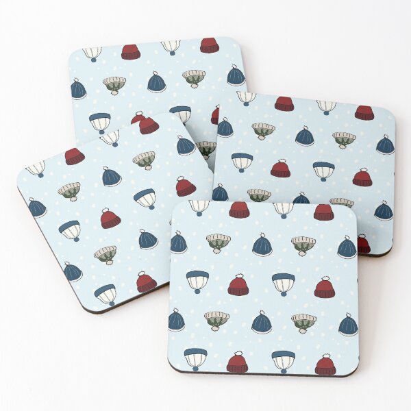 Item preview, Cozy beanies - seamless pattern designed and sold by Pxycrafts.