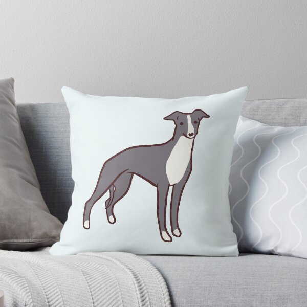 Item preview, Gray whippet dog illustration  designed and sold by Mayarart.