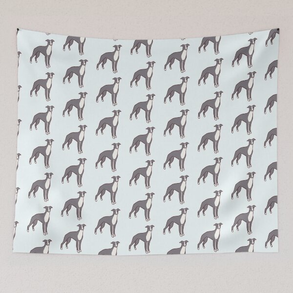 Item preview, Gray whippet dog illustration  designed and sold by Mayarart.