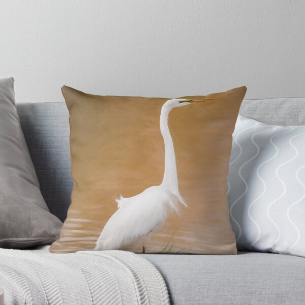 Item preview, The great white egret designed and sold by Gaby Swanson.