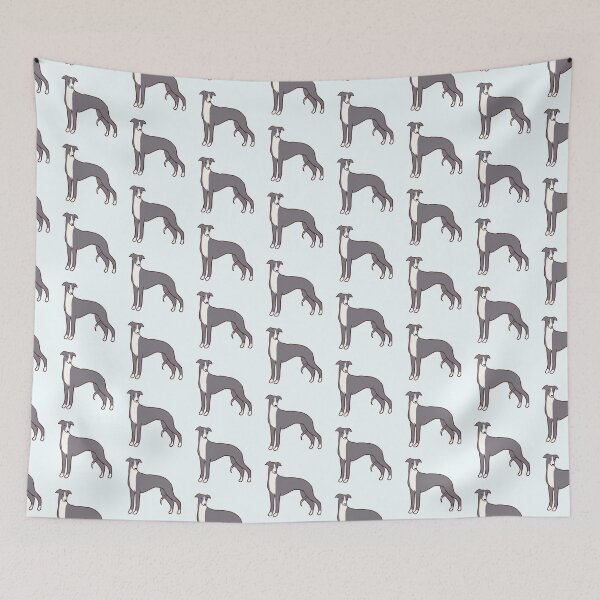 Item preview, Gray whippet dog   designed and sold by Mayarart.