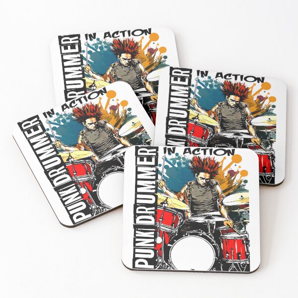 Item preview, Punk Drummer in Action designed and sold by Concept-Hub.